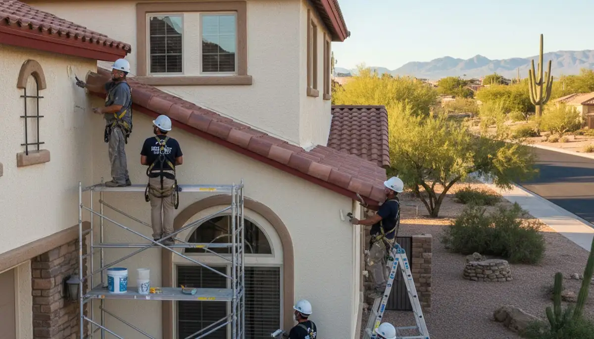 Phoenix AZ painting contractor for house painting services and residential exterior painting
