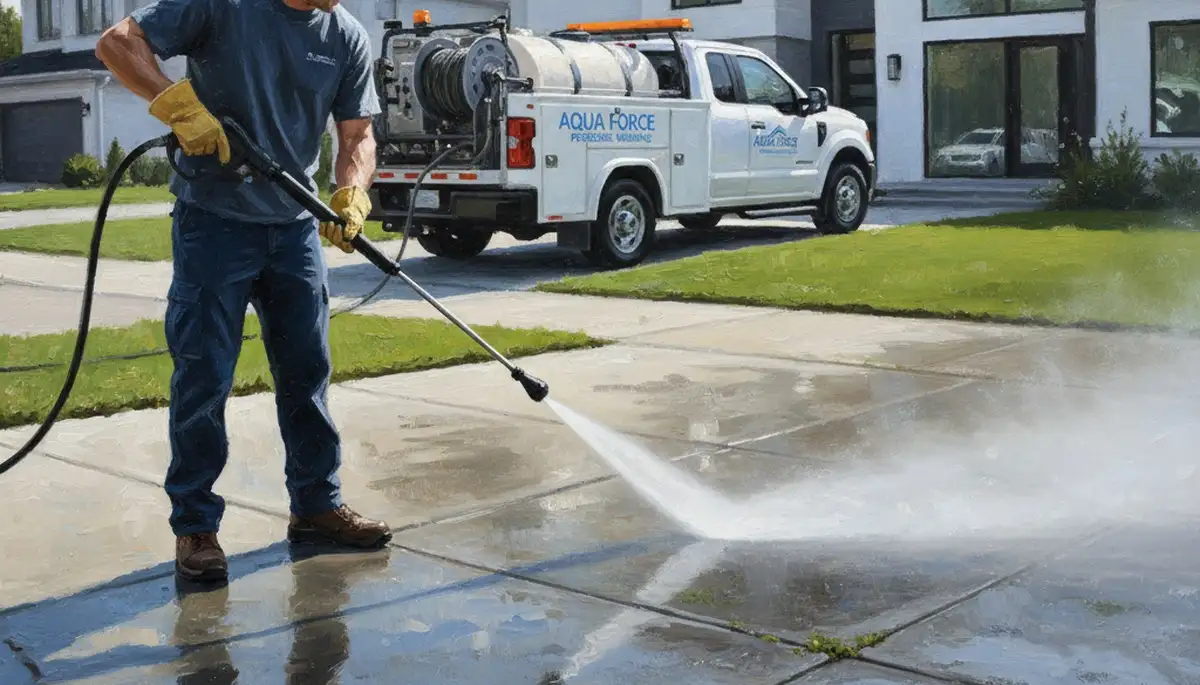 Phoenix, AZ concrete pressure cleaning for driveways, patios, and walkways by Phoenix Paint Pros
