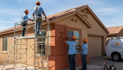 Phoenix, AZ house painters providing professional interior and exterior painting services