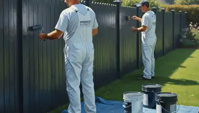 Phoenix, AZ fence painting service by Phoenix Paint Pros for durable exterior protection and curb appeal