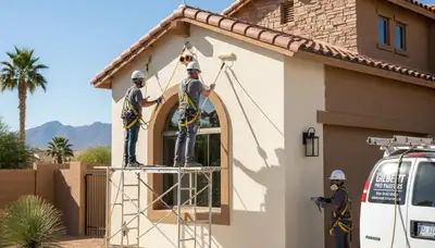 Phoenix, AZ house painters providing professional residential painting services