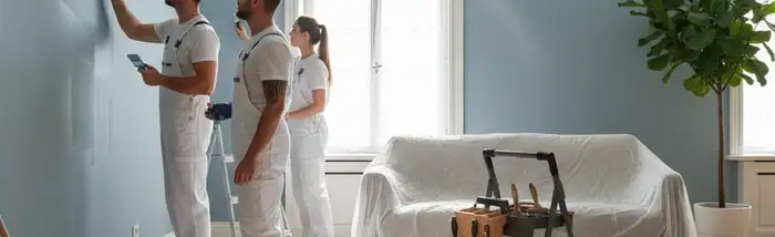 Phoenix, AZ house painting hero image for professional interior and exterior painting services