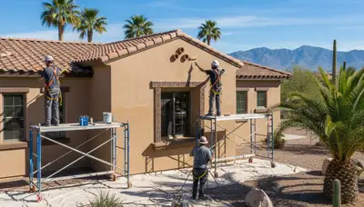 Phoenix, AZ house painting services by a professional painting contractor