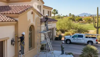 Phoenix, AZ painting contractor for house painting services and residential exterior projects