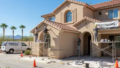 Painting company in Phoenix, AZ providing professional house painting services