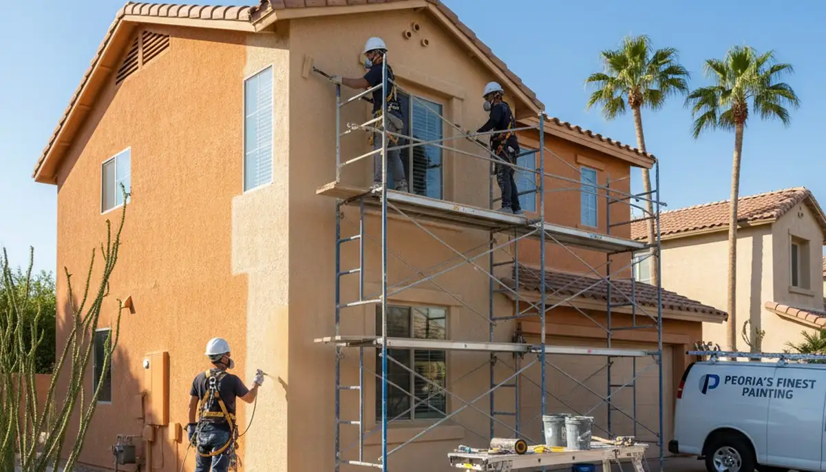 Phoenix, AZ painting contractor providing residential interior and exterior house painting services
