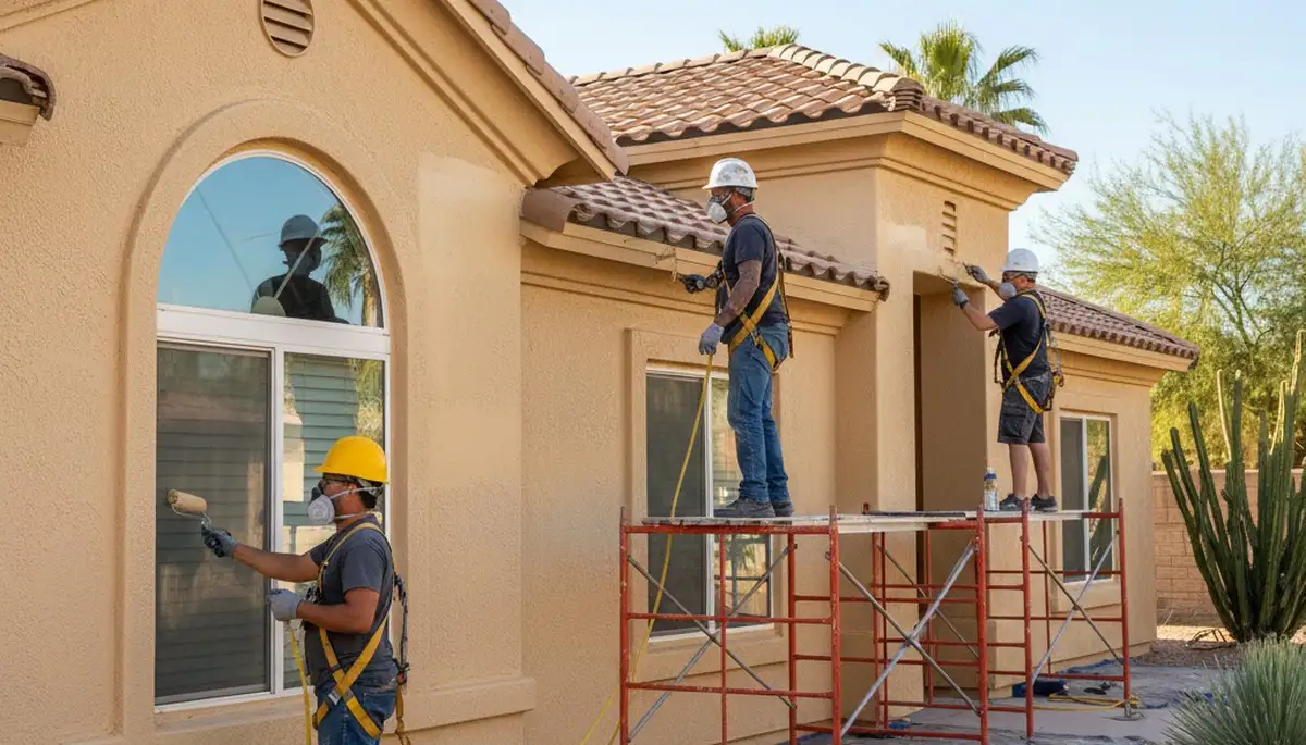 Professional house painting services in Phoenix, AZ for residential exterior and interior projects
